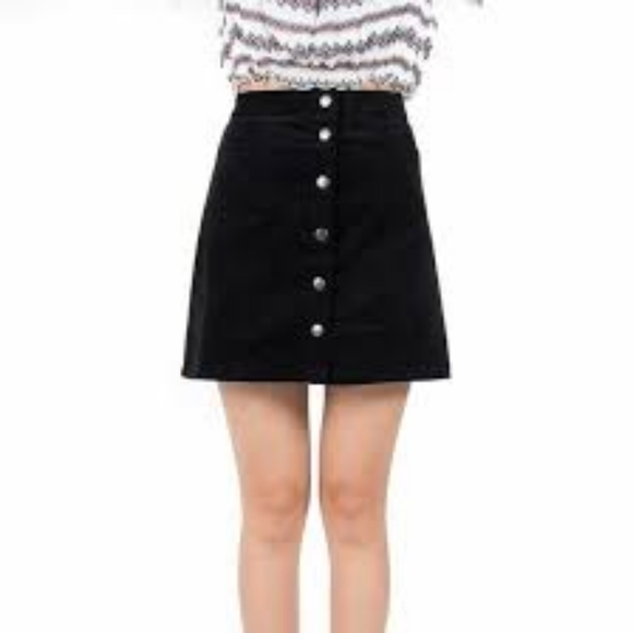 H&M black Mini skirt